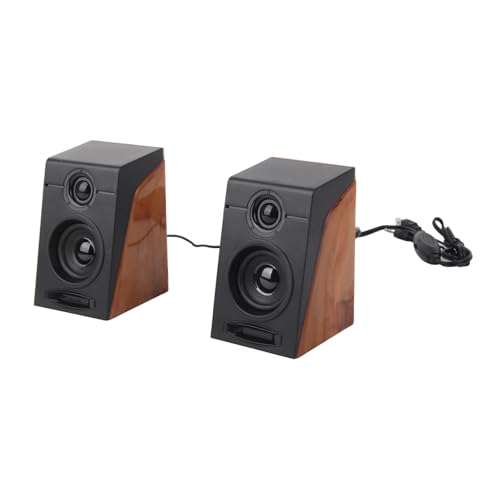 Yosoo Health Gear Speakers for PC or Laptop, USB Powered Sound System HiFi Deep Bass Adjustable Volume Desktop Speakers for TVs Computers Laptops Phones - Image 8