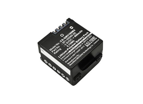 CS-GMV100MX Batteria 980mAh compatibile con GARMIN Virb X Virb X Compact VIRB XE sostituisce 010-12256-01 per 361-00080-00