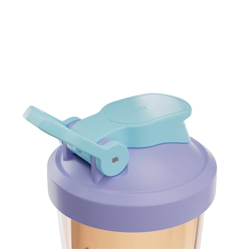 Image of VOLTRX VortexBoost Electric Shaker Bottle, USB C Rechargeable Protein Shake Mixer, Shaker Cups for Protein Shakes and Meal Replacement Shakes, BPA-Free, Made with Tritan, Cosmic Purple, 24oz