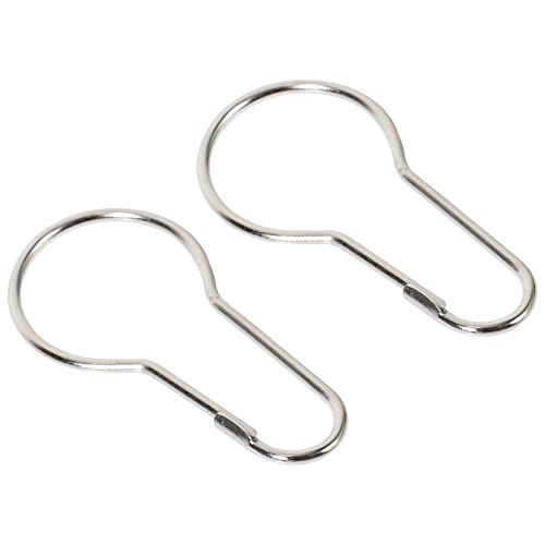 Anillos de cortina de ducha de hierro con clips lote de 300 unidades para baño 4
