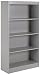 South Shore 4-Shelf Storage Bookcase, Soft Gray