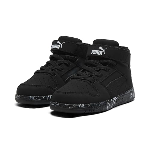 PUMA Toddler Boys Rebound Layup Sl V Slip On Sneakers Shoes Casual - White