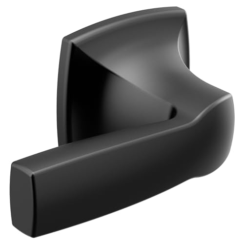 Moen Voss Matte Black 2.97" Decorative Metal Toilet Tank Flush Lever, YB5101BL