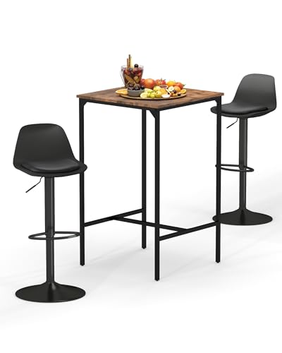 Amveya Mesa Alta Cocina con Taburetes Taburetes