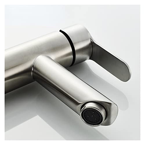 Mitigeur évier en acier inoxydable brossé style classique et durable