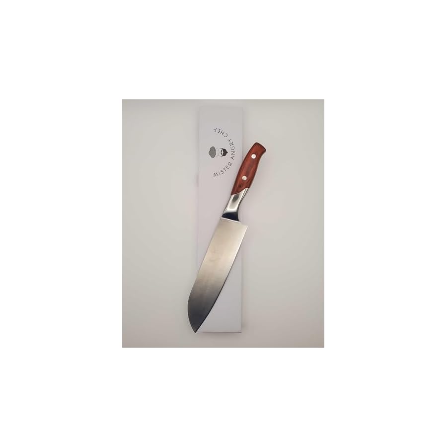625-Inch-Professional-Style-Santoku-Knife-Pakka-Wood-Handle-Indignant-Line-of-Knives Mister Angry Chef 6.25 Inch Professional Style Santoku Knife Pakka Wood Handle, Sharp & Durable Kitchen Knife for Everyday Use