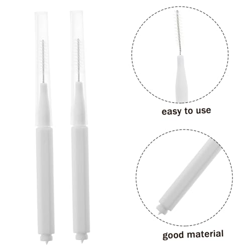 DEARMAMY 12 Stück Teiliges Zahnzwischenraum Bürsten Weiß für Gründliche Zahnreinigung Effizientes Entfernen von Zahnpasta und Bürstenrückständen Benutzerfreundlich Passend für Verschiedene – Bild 4