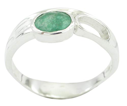 Bague en Argent 925 fini les bijoux ternes avec ce vert naturel