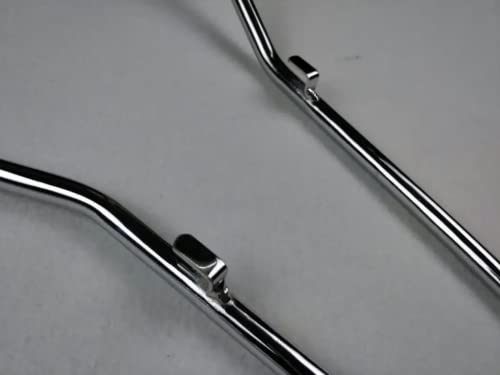 Barras de soporte para alforjas para Triumph Bonneville SE T100 Thruxton Scrambler 2001-2015, acabado cromado miniatura 4
