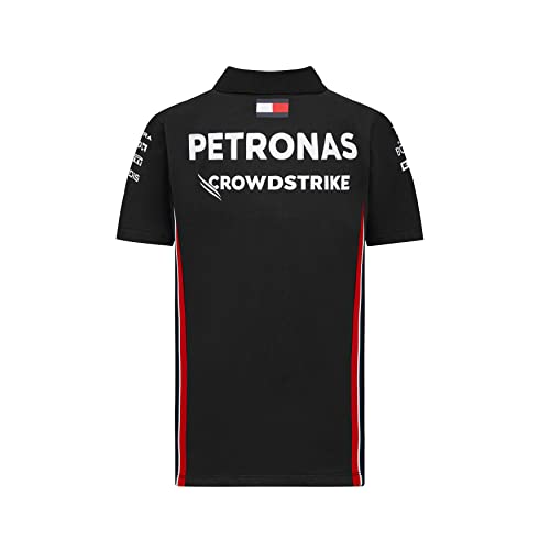 Mercedes AMG Petronas Formula One Team - Kids 2023 Team Polo - Black - Size: XS (7/8 Years)
