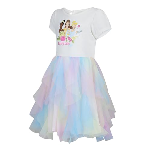 Disney Princess Tiana Belle and Cinderella Girls Dress for Toddlers and Big Kids3