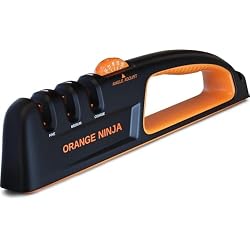 5 Precision Adjust Knife Sharpener- 3-Stage Premium Kitchen Knife Sharpener | Manual Knife Sharpening with Adjustable Angles by Sharp Pebble – Repair, Restore & Polish Any Dull Blade in Minutes