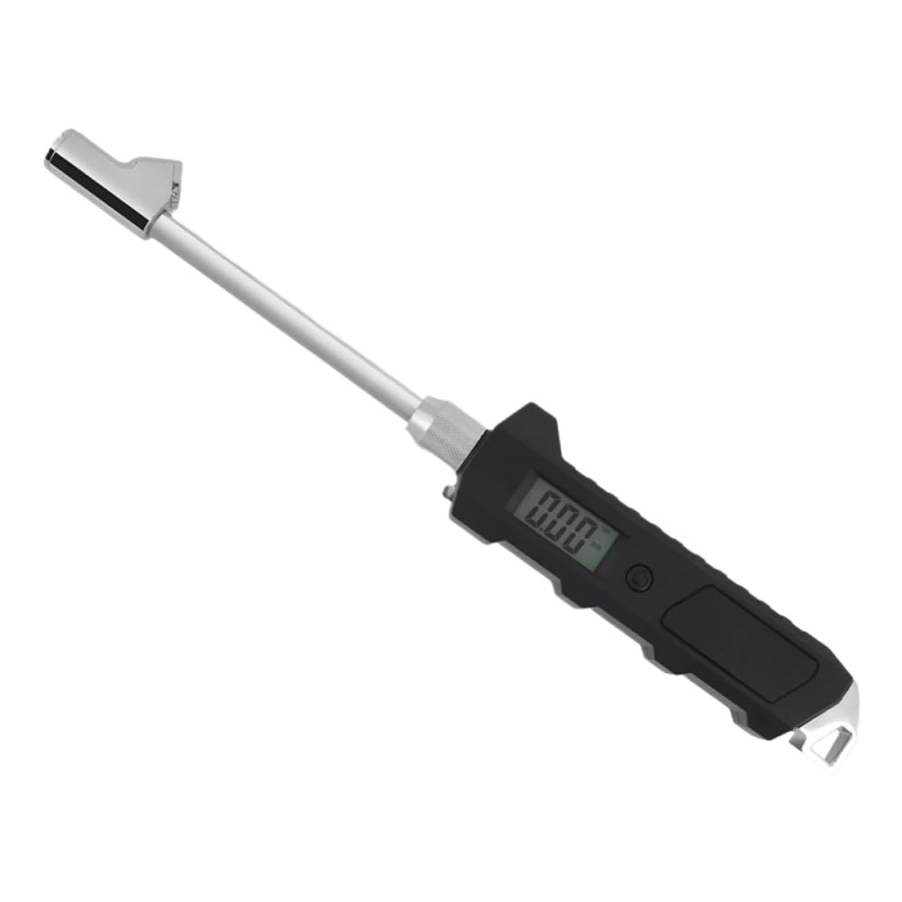 Manometro per pneumatici illuminato per carichi pesanti con display LCD luminoso Manometro digitale per pneumatici a doppia testa