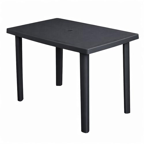 HOUSE COLLECTION TAVOLO DA GIARDINO MARTE 100x67x72cm colore ANTRACITE, in