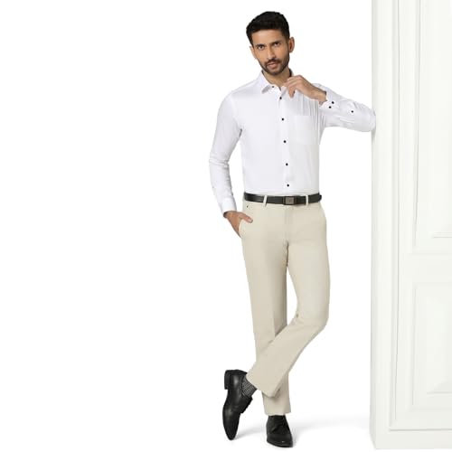 Image of blackberrys Men Non Iron Shirt with Smooth Finish, Full Sleeves and Balanced Tailoring | Suitable for Office Styling, Workplace Dressing and Professional Settings