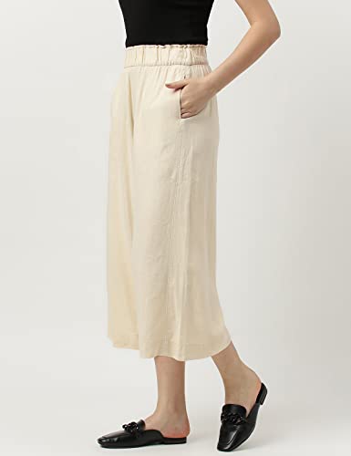 Image of Marks & Spencer Women's Wide Leg Fit Mid Rise Trouser