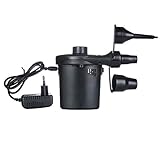 2020最新電動エアポンプ 空気入れ/空気抜き両対応 家庭用/車用2way パワフル エアーポンプ 低騒音 小型 軽量 浮き輪/アームリング/エアーマット/ソファ/エアプール/エアーベッド/圧縮袋などに対応 ポンプ 3種類ノズル付き 日本語説明書付き 06