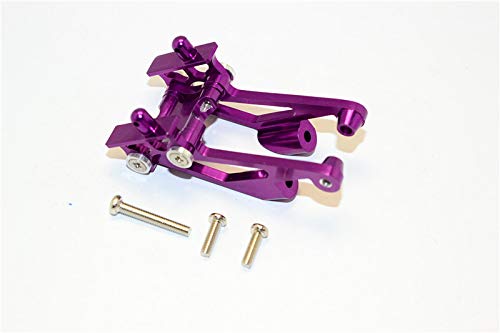 Kyosho Mini Inferno Aluminum Rear Wing Mount Upgrade - 5 Piece Set With Screws, Silver - View #14