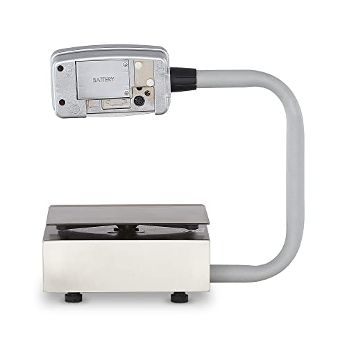 Torrey Pzc10/20 Electronics Portion Control Scale, Large Lcd Display, Rechargeable Battery, Tare Function, 10 Kg/20 Lb, Stainless Steel #TOP2