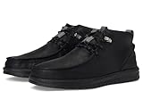 HEYDUDE Mens Bradley Chukka Black/Grey 10 Medium