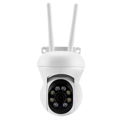 Knoruley Cámara IP PTZ Inalámbrica de 2 MP con Detección de Humanoides IA A Color, Seguimiento Automático, Monitor de, Cámara de Seguridad para el Hogar.