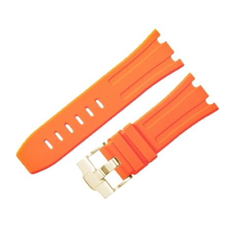 Bracelet montre silicone large 28mm compatible Audemars Piguet 15703