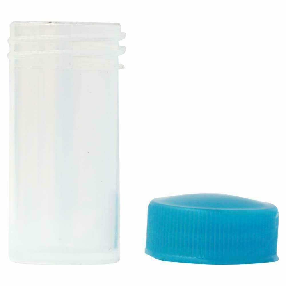 Sainio 4dram - Bottiglia vuota in plastica per omeopatia, con tappo a chiusura facile, confezione da 144