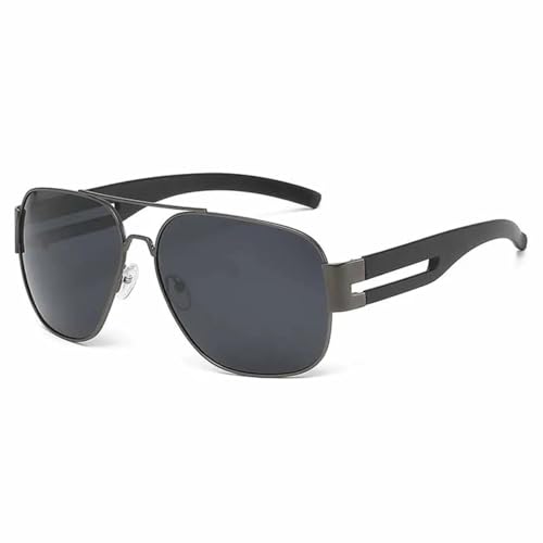 Lunettes de soleil de luxe rétro au design géométrique double pont pour l'élégance urbaine