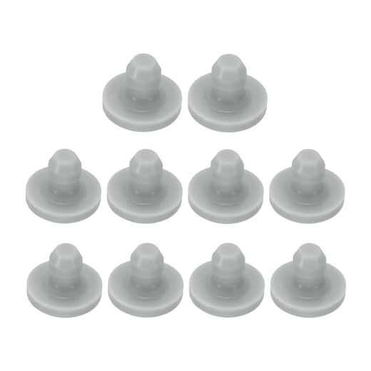 Generic 10pcs Hole Plug 1/8 Inch (3.4mm) Button Plugs Fit for 2.5-3mm Hole, Snap in Locking Hole Tube Plug Gel Tube Waterproof Plug Tube Plug, Grey