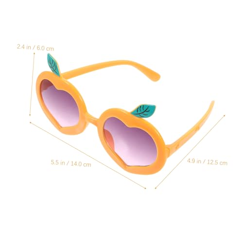 LIFKOME 4pcs Cartoon Boy Girl Sunglasses Vibrant Fruit Design Eyeglasses for Parties Uv Glasses for Boy Girl Fun and Safe Accessories2