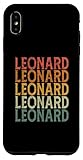 Photo Gallery custodia per iphone xs max retro su misura primo nome leonard Photo Gallery custodia per iphone xs max retro su misura primo nome leonard