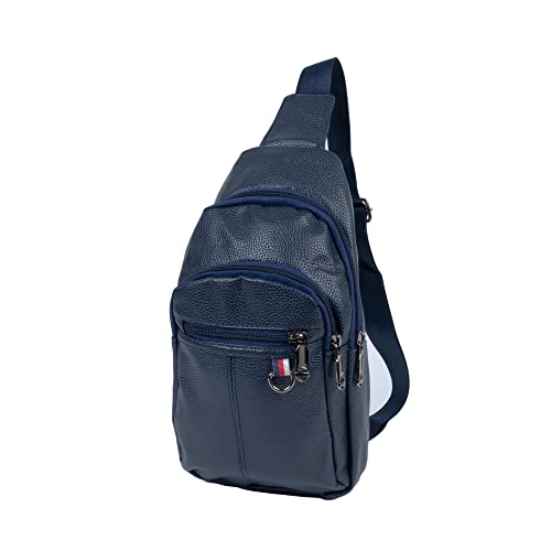 WESTEND Synthetic Leather Crossbody Sling Bag Backpack with Adjustable Strap2