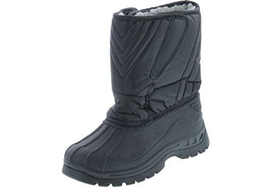 Kids Easy Slip On Waterproof Warm Winter Boots