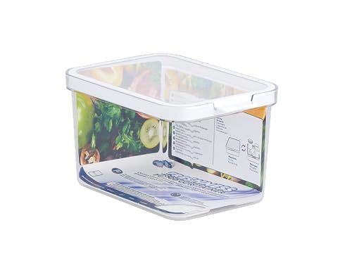 CARE+PROTECT Boîte Pour Aliments - Parfaitement Empilable - Organisateur de Réfrigérateur - Protège les Aliments de L'humidité - Garde les Aliments Frais...
