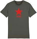 Fortuna Düsseldorf F95 Stern Männer T-Shirt grau XXL 100% Baumwolle Fan-Merch