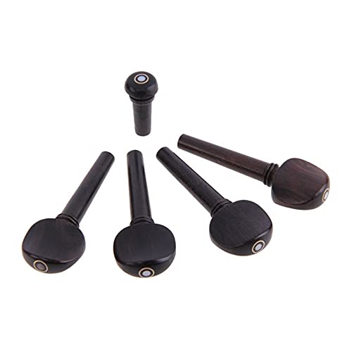 Accessoires de violon 4/4 en ébène véritable et chevalet érable premium - 5