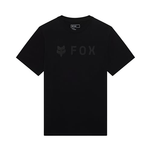 Fox Racing Mens Absolute 195 Original Short Sleeve Tee Black/Black Large