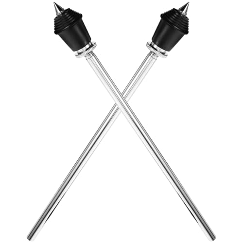 GOOHOCHY 2Pcs Metal Drum Holder Tom Drum Bracket Percussion Instrument Stand Accessory Silver Adjustable Mount Performance and Display