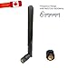 CompuPort Telemetry Wide-Band 3500MHz 5G/4G/LTE Omni Whip Antenna with SMA Male Connector, Compatible with Sierra Wireless Airlink, Digi, Teltonika, Microhard, CradlePoint and More.(1 pc.)
