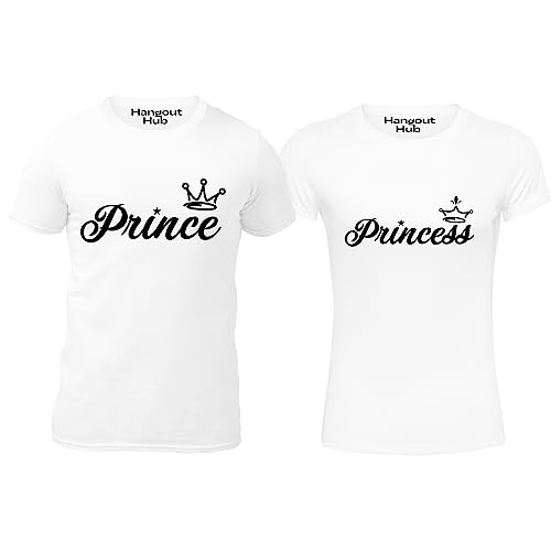 Image of Hangout Hub Sibling Tshirts Prince Princess Set 2