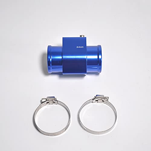 LSEX-F水温センサーアタッチメント 水温計用センサーアダプター PT1/8 26mm 28mm 30mm 32mm 34mm 青 汎用 WT3-26 WT3-28 WT3-30 WT3-32 WT3-34 (34mm)