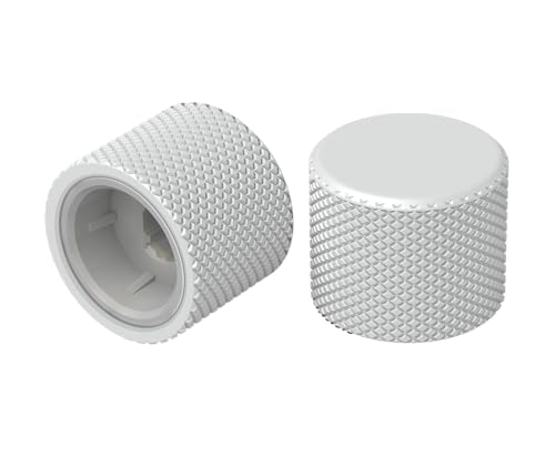 Bouton Rotatif GLORIOUS en Aluminium E-White pour Customiser le GMMK Pro
