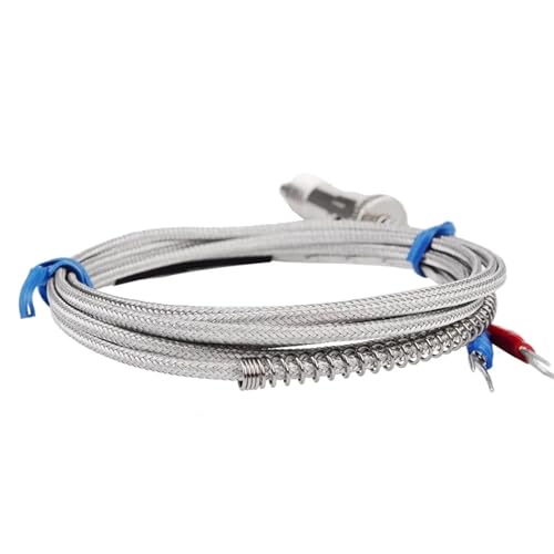 Termopar tipo K de bayoneta para regular la temperatura en moldes e inyectoras con cable de 2m 3