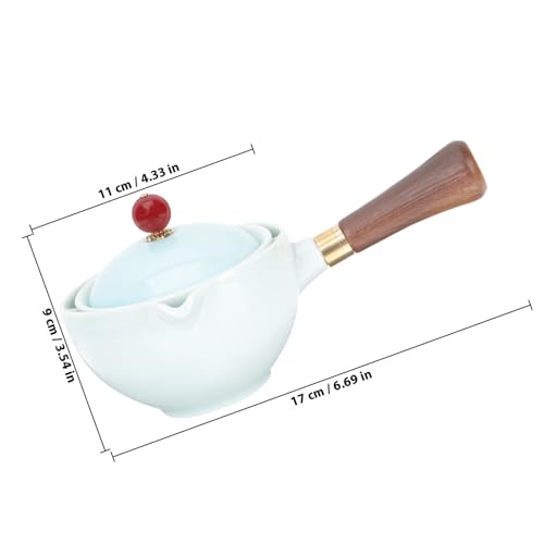 Théière créative à long manche POPETPOP avec passoire en céramique