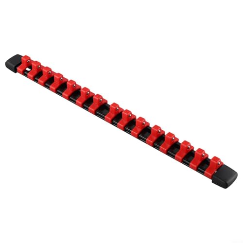 Ensemble de rails de rangement muraux pour douilles - 3 tailles 1/4 3/8 1/2