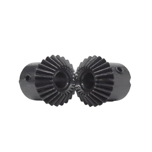 Bevel Gear Pinion Hardware Mechanical 1M20T Bore 5mm 6mm 6.35mm 8mm 10mm 1:1 Metal Bevel Gears 1 Module 20 Teeth 90 Degree Drive Commutation(5mm)