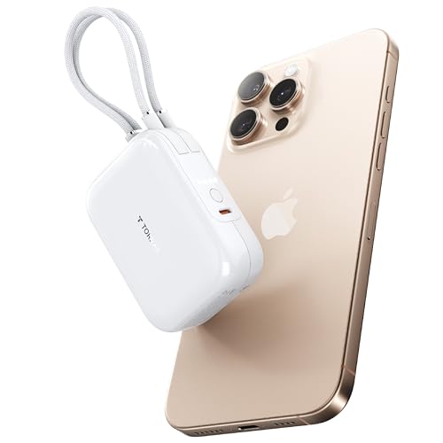 TORRAS Power Bank, 10000mah 45W Fast Charging Built in 2 USB C Ca...