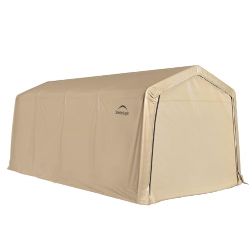 Replacement Cover Kit AutoShelter 10 x 20 ft. for Model 62680 32680 Tan 7.5oz Cover Only Frame Not Included