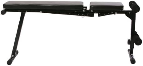 Physionics Adjustable Weight Bench in folded position
