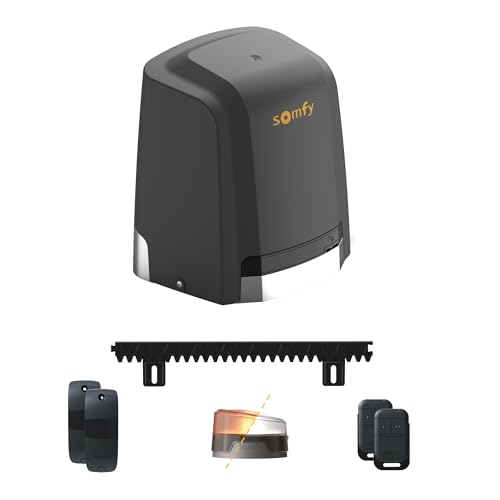 Somfy 1246285 – Motorisation pour portail coulissant Slidymoove 600 | Avec 2 télécommandes...